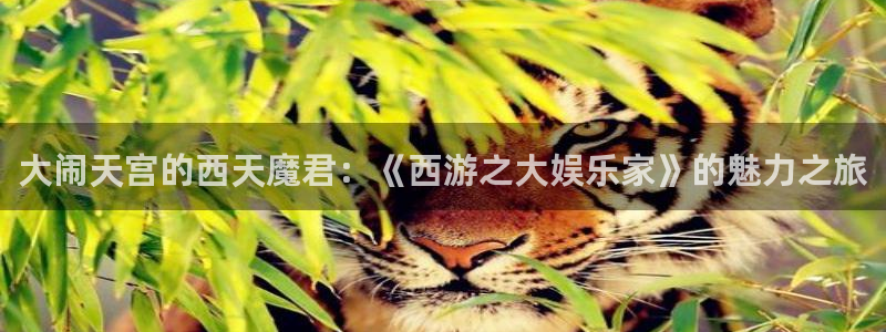 sunbet官网手机版：大闹天宫的西天魔君：《西游之大娱乐家》的魅力之旅