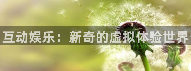 申慱sunbet手机版登管理网：互动娱乐：新奇的虚拟体验世界